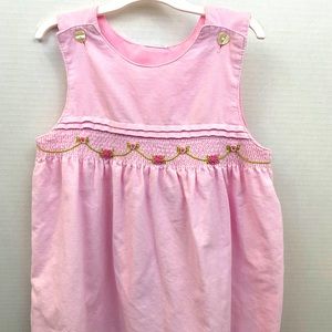 Pink Soft Corduroy Toddler Dress 18M
